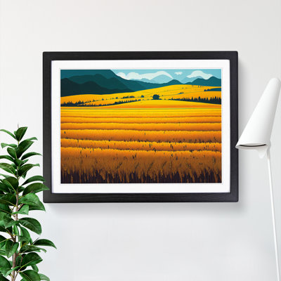Boundless Wheat Field - Single Picture Frame Painting