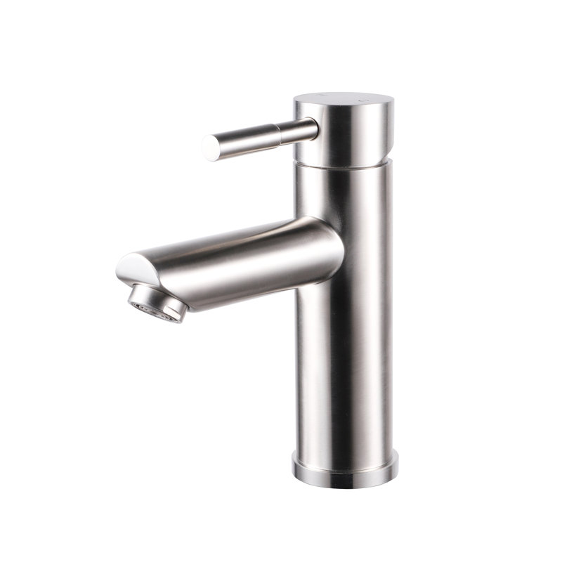 Single Hole Single Handle Bathroom Faucet, Brushed Nickel