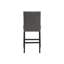 TABOURET DE TABLE GRIS FONCÉ (ENSEMBLE DE 2)