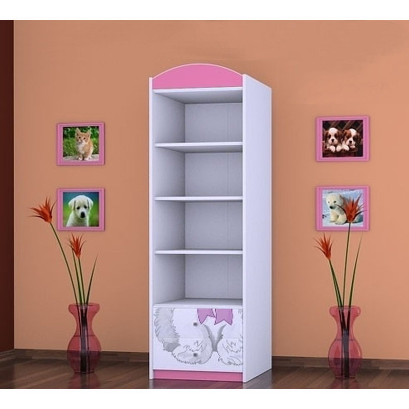 Orourke 1 Door Wardrobe, Pink