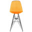 Tabouret de bar ergonomique Bagimont, chaise de cuisine moderne à hauteur de comptoir, siège en ABS résistant aux rayures avec dossier incurvé et repose-pieds en acier - Paquet de 2-882889161-932439328