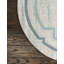 Tapis bleu contemporain Araceli-69564055