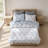 3-Piece Full/Queen Quilt Mini Set,Blue