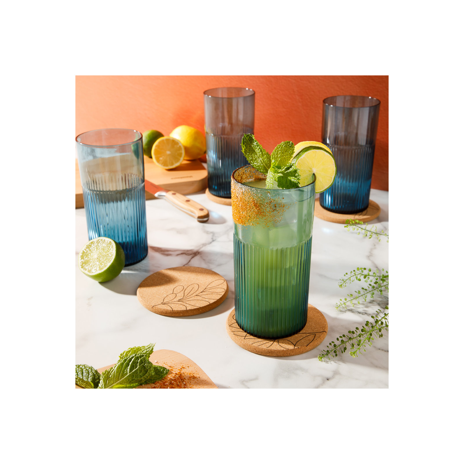 Bloomhouse Lyon Sky 4 - Piece 18, Lapis Blue
