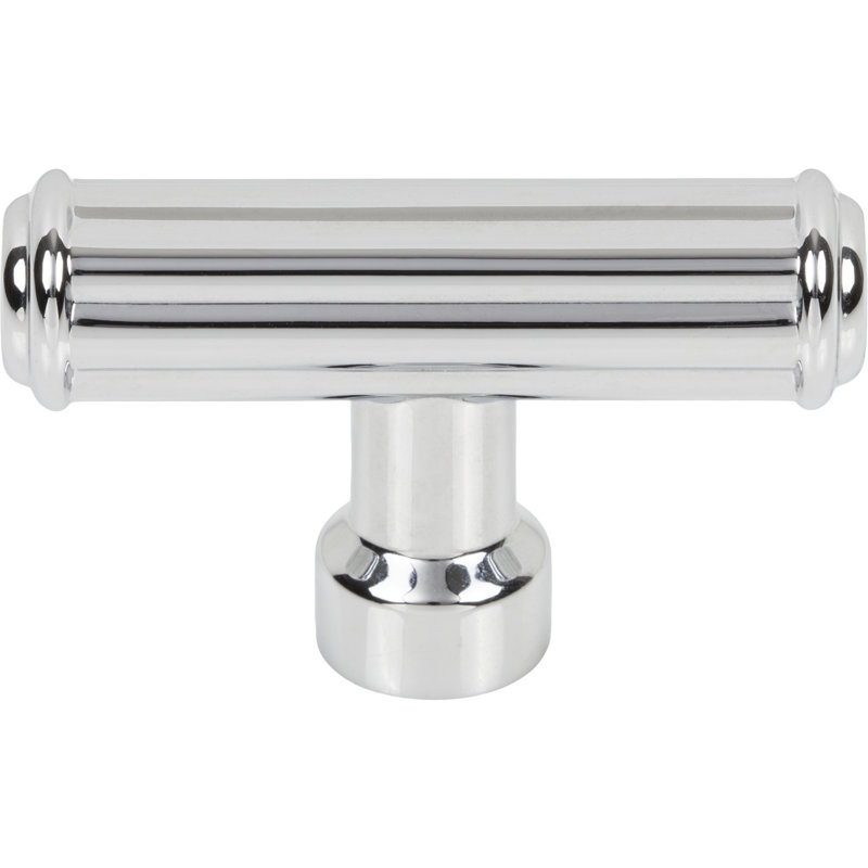 Pemberton 2 1/4" Length Bar Knob, Polished Chrome