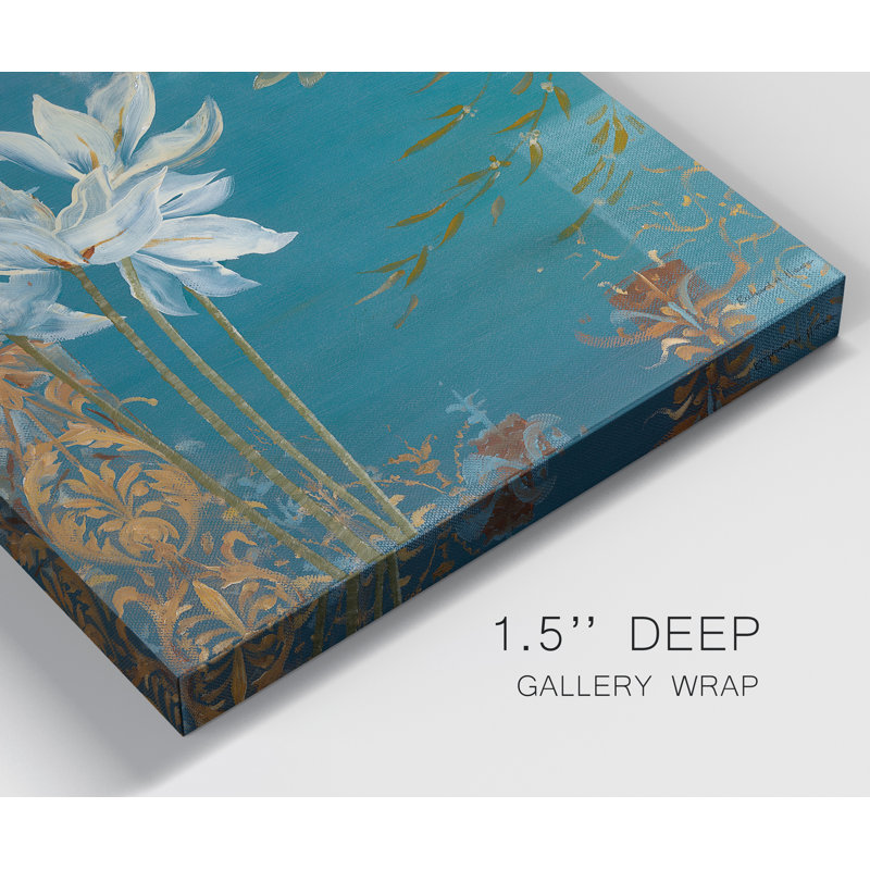 «Krishna's Garden I», reproduction d'art sur toile tendue, H 24 po x l 24 po x P 1 po