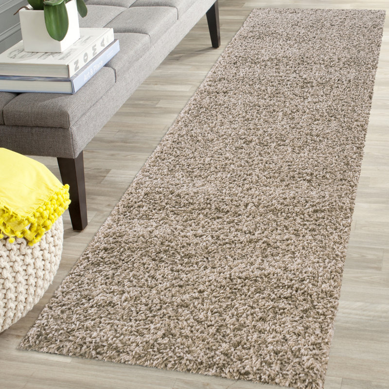 Argyle Solid Colour Area Rug, Runner 60 x 220cm