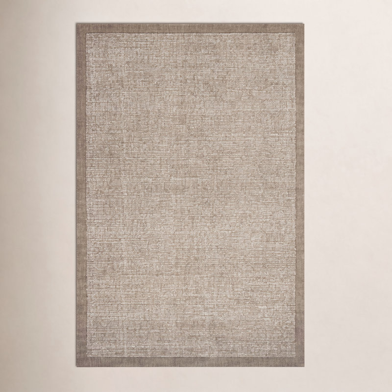 Magnolia Home by Joanna Gaines x Loloi Henley Ivory / Brown Area Rug, Square 1'6"