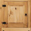 Dean 178 cm H x 76 cm W Solid Wood Corner Bookcase