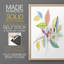 Feuilles de couleurs vives I - impression encadrée de qualité supérieure - prête à être accrochée - aucun clou requis - aucun clou requis-304406625-304406627