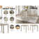 36" Square Counter Height Dining Table