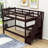 Dayu Kids Twin Over Twin Bunk Bed-1630794490