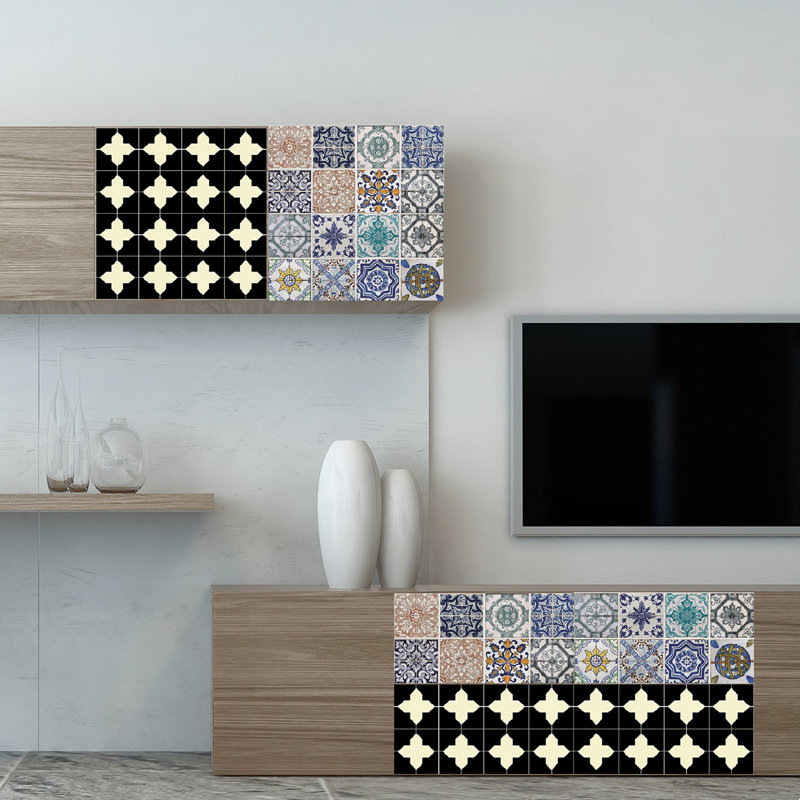 Abstract Non-Wall Damaging Wall Decal
