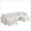 Canapé surdimensionné à coussin modulaire avec repose-pieds