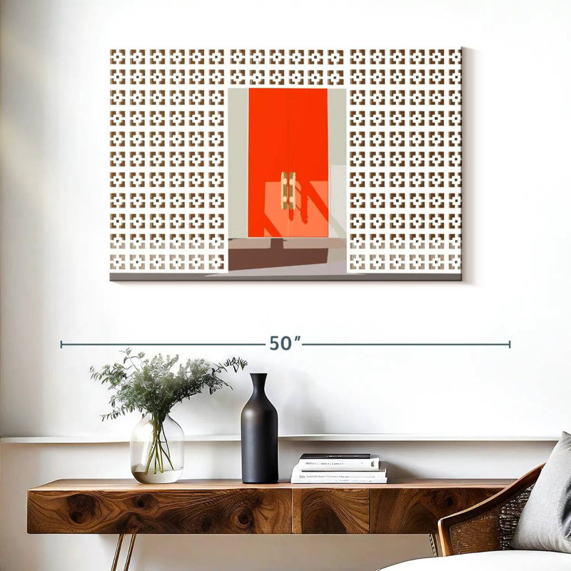 Porte d'entrée moderne Lilie, H 26 po x l 39 po