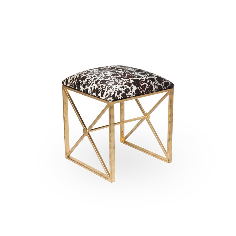 Savana Luxe Hide Stool