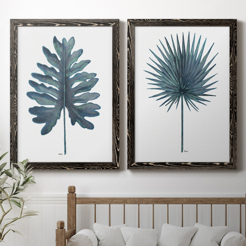 «Blue Oasis I», ensemble de 2 reproductions d'art, H 44 po x l 31 po x P 1 po, H 31,5 po x l 47 po x P 1,5 po, Pas de tapis