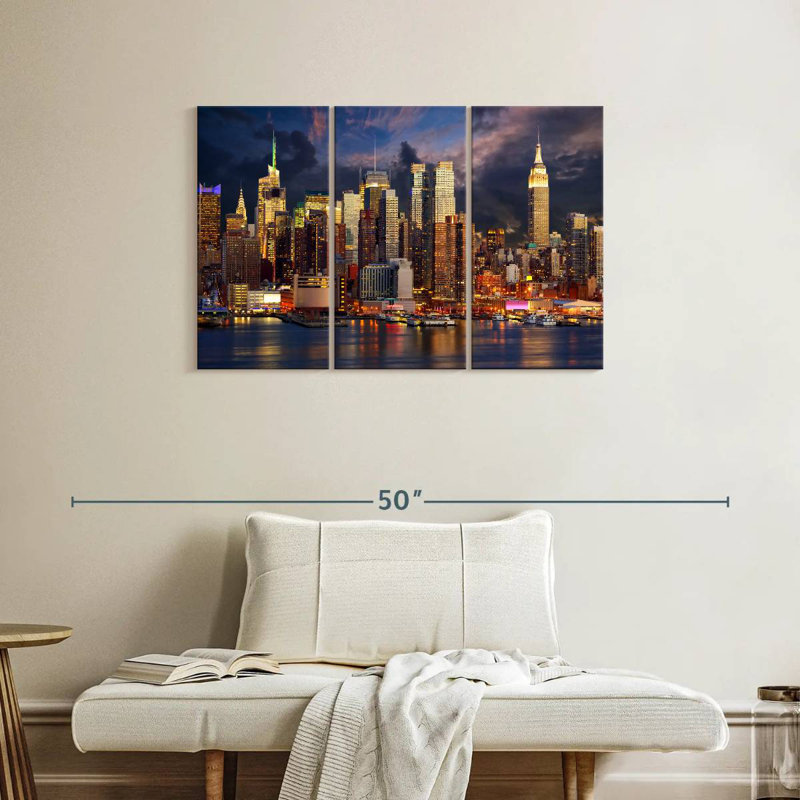 Horizon de Sebbie Midtown Manhattan, H 24 po x l 38 po