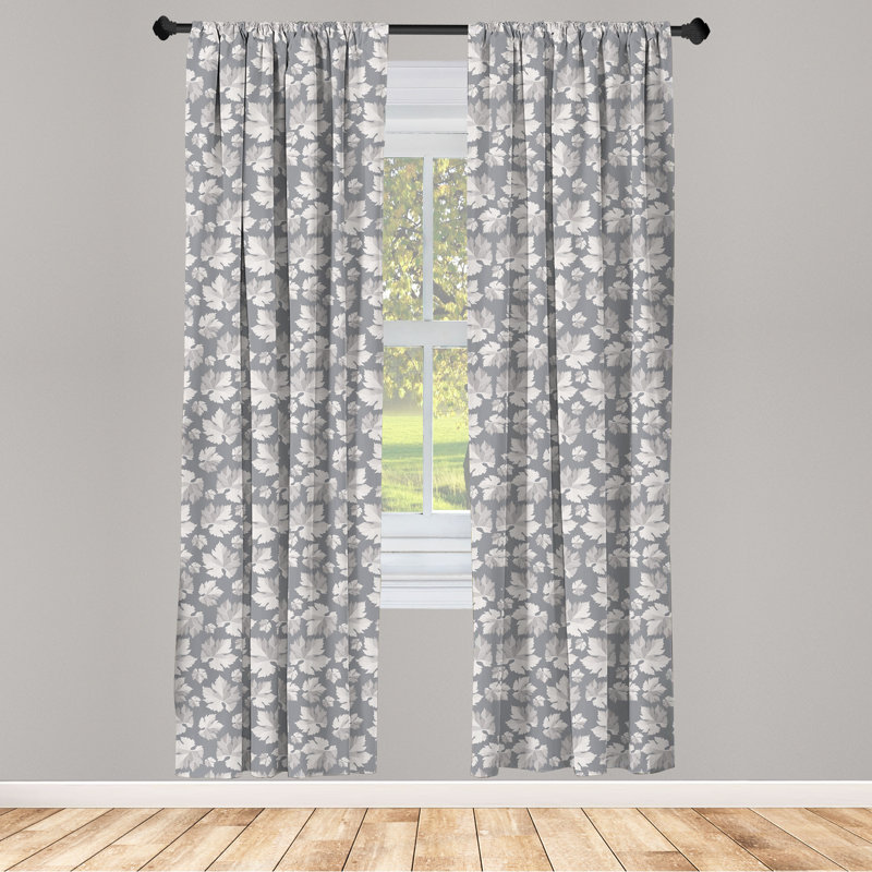 Rideaux 4 panneaux East Urban Home, L 56 po x L 95 po