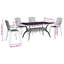 4 - Person Patio Dining Set with Rectangular Table-1626309527