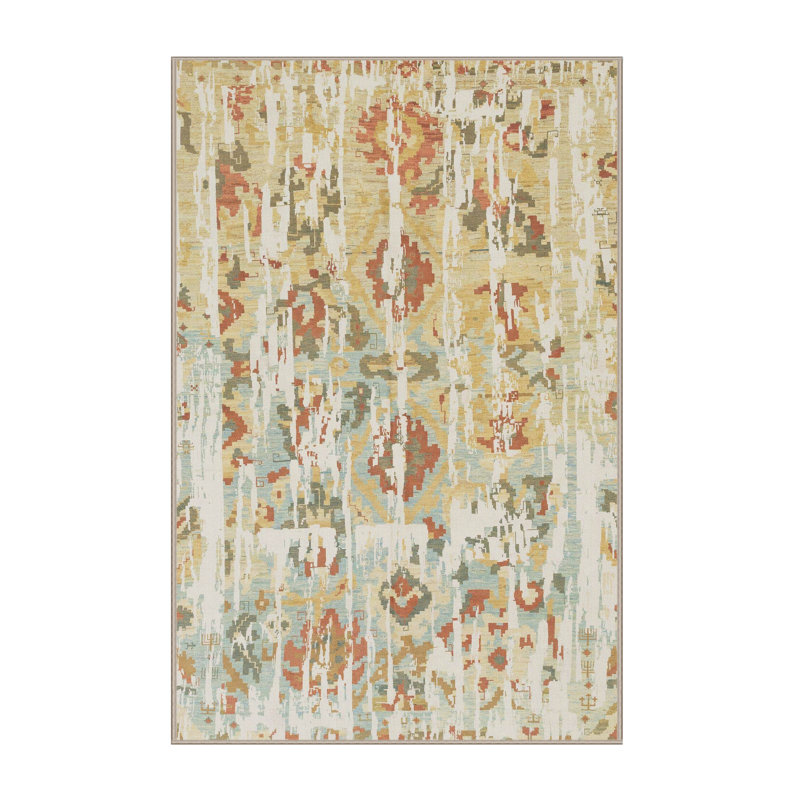 Abstract Indoor Rug, Runner 2' x 5'