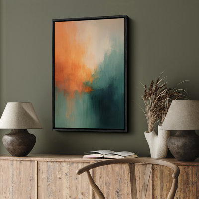 Art mural encadré, rétro, antique et classique pour chambre à coucher - 16 po x 24 po
