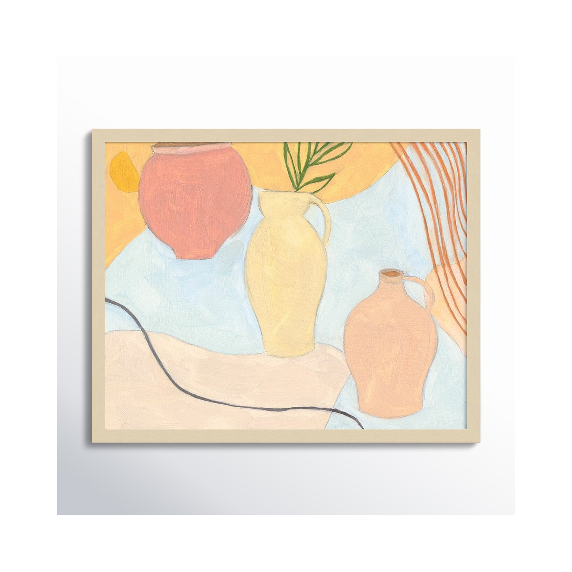 Puzzles II by Melissa Wang, 21" H x 26" W, Brown