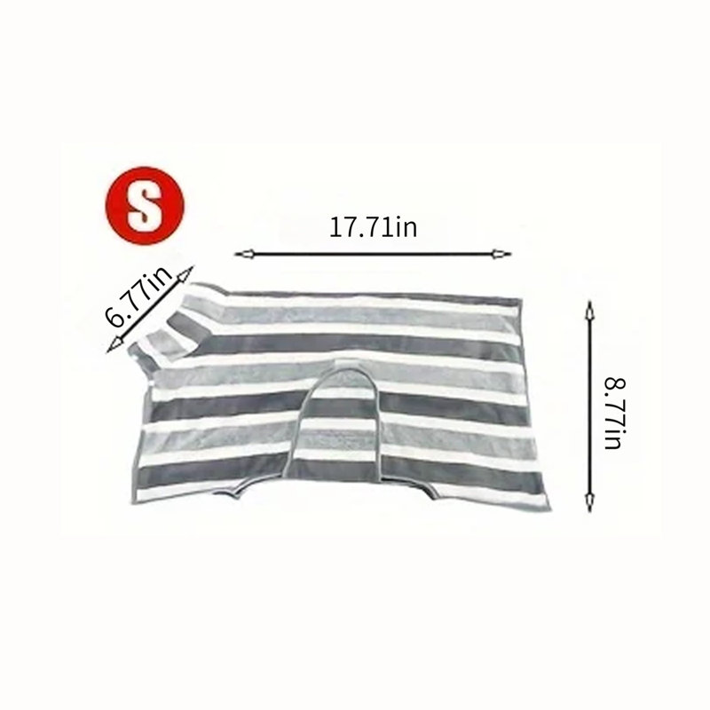 Serviette de peignoir pour chien en microfibre super absorbante S, L 17,71 po x l 8,77 po