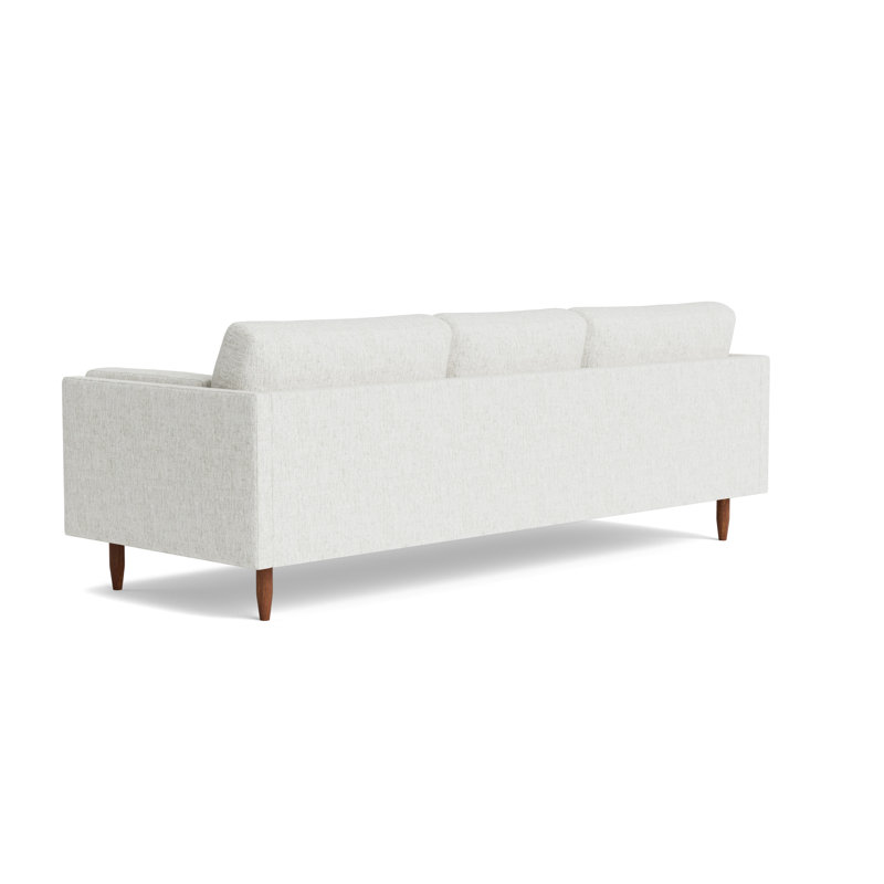 Skinny Fat Sofa (95"), Performance Weave - Snow