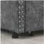 Full Size Daybed with Drawers Upholstered Tufted Sofa Bed, with Button on Back and Copper Nail on Waved Shape Arms, Grey (80.5''x55.5''x27.5'')-1179678428
