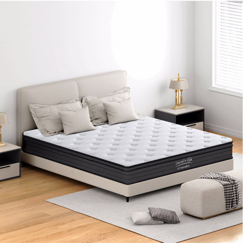 Matelas hybride 10 po, ressorts ensachés individuellement, Très grand lit, 10"
