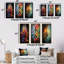 Lustre coloré Pop Art Glamour I - ensemble de 3 décorations murales lustre-958828443-958828441