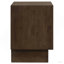 Hemlock Warm Brown 2-drawer Nightstand Bedside Table