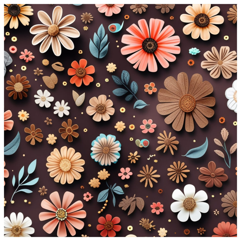 Jeté Floral, 60in W x 80in H