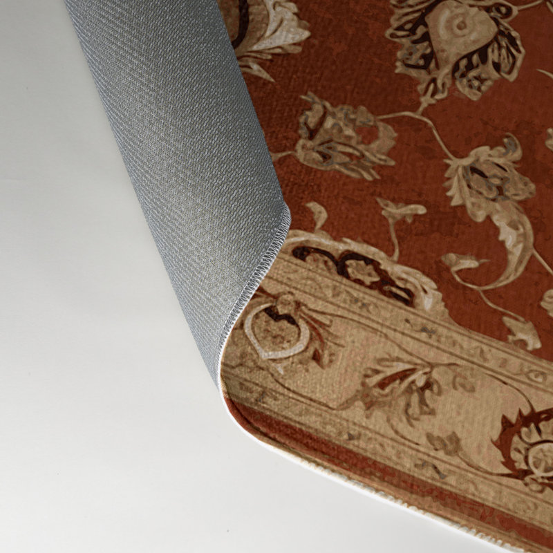 Tapis d'intérieur et d'extérieur brun Persian, Rectangle 5 pi x 7 pi