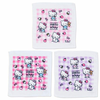 Hello Kitty Plush Towel Trio Set