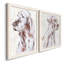 «Sitting Dog III», ensemble de 2 reproductions d'art encadrées-1418532842-1418532840