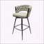 Ensemble de 2 tabourets de bar tissés avec repose-pieds pivotant à 360 °-1888911691-1888911695