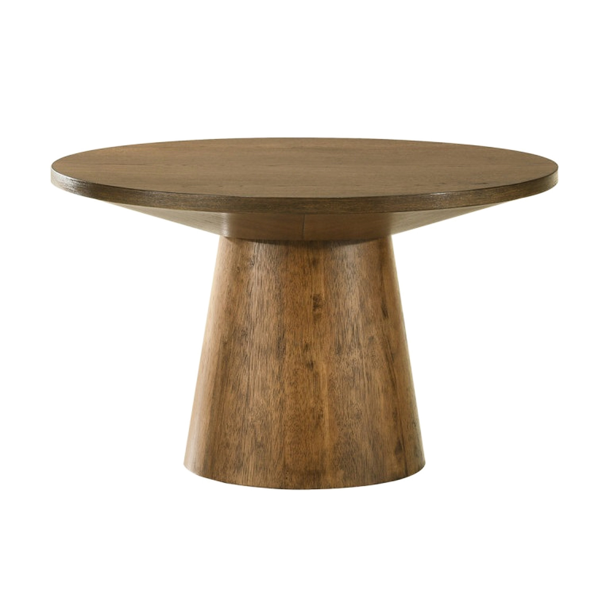 Latitude Run® 29 In. Black Coffee Table, Pedestal Base, Modern Design ...