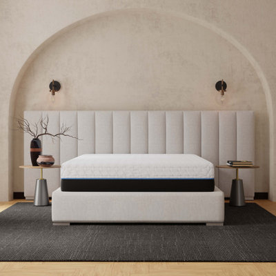 Copper Infused 12 Inch Soft Memory Foam Queen Mattress For Cool, Supportive, And Hygienic Sleep Performance.