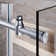 60" W X 36" D X 72" H Frameless Sliding Shower Enclosure With 3/8" Clear Tempered Glass, Brushed Nickel