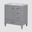 Ensemble de meuble-lavabo simple 18,3 po avec plateau en céramique Ceinwen-94119643
