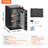 Single Door 4 cu.ft Safe Box with Key Lock & Password LED Light-104652784