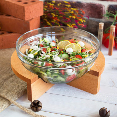 Latitude Run Aqueelah 100% GLASS Salad Bowl