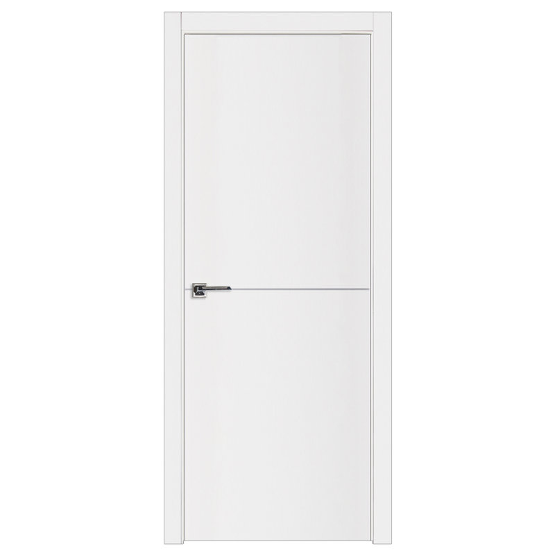 Glam G-Pro 007 Porte intérieure stratifiée noire pré-suspendue 28 po x 96 po à gauche pivotante, Noir doux, Gauche