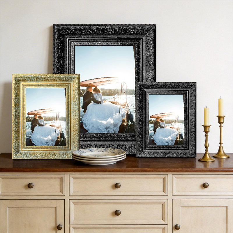 Cadre 5 "x 7" noir 1pc pour cadeaux de mariage