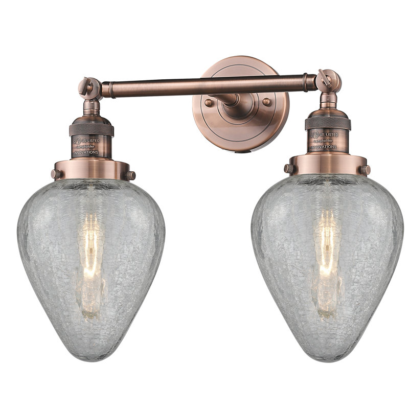 Shauna 2 - Light Dimmable Vanity Light, Antique Copper
