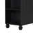 24" Bathroom Solid Wood Frame Vanity With Single Sink And Side Open Shelves-114299959