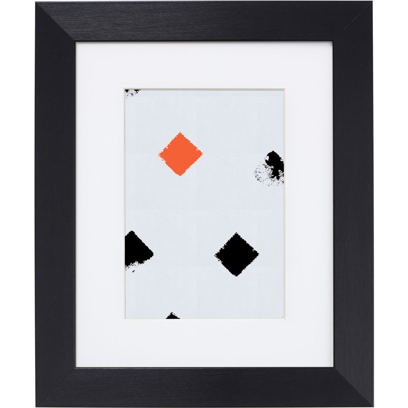 Cadre pour photo simple Exline, 8,5 po x 11 po emmêlé à 6 po x 9 po, Noir
