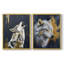 ANIMALS Series CXL III - reproduction encadrée de qualité supérieure - prête à être accrochée - aucun clou requis - aucun clou requis-433449325-433449327